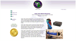 Desktop Screenshot of greatlakesmedicalequipment.com